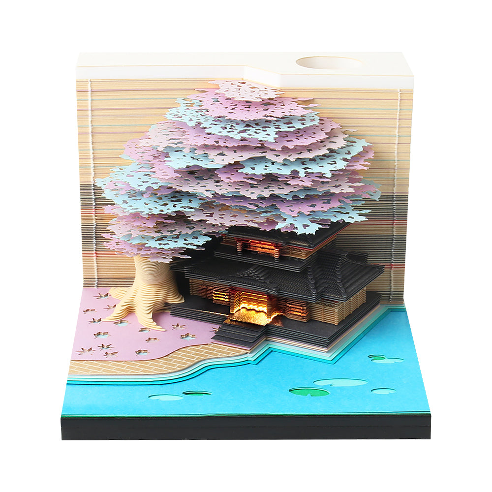 Handcrafted Sakura Temple Omoshiroi