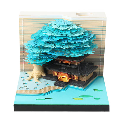 Handcrafted Sakura Temple Omoshiroi