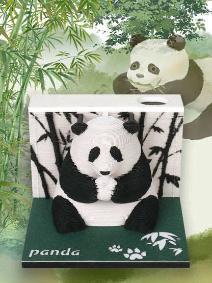 Handcrafted Panda Calendar Omoshiroi