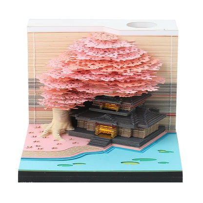 Handcrafted Sakura Temple Omoshiroi