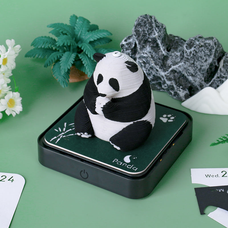 Handcrafted Panda Calendar Omoshiroi